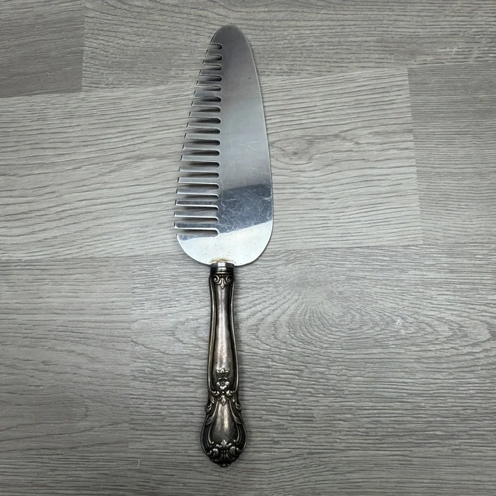 Vintage Lot Of 3 Sterling Silver Handle Silverware. Steak Knife, Carving Fork